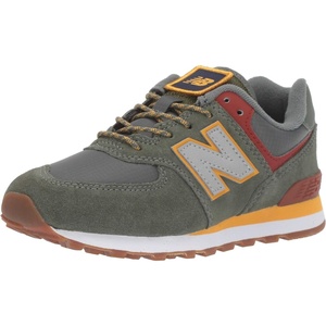 New Balance Kids’ 574 V1 Neo Sole Lace-up | Casual Shoes(Slate Green/Red Jasper)