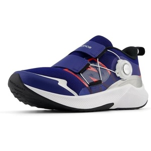 New Balance Kids’ DynaSoft Reveal V4 Boa Running Shoe(Inkwell/Team Red/Silver Metallic)