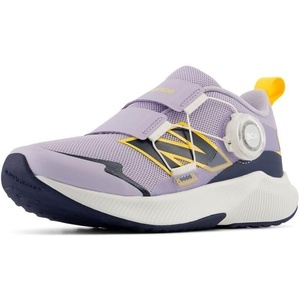 New Balance Kids’ DynaSoft Reveal V4 Boa Running Shoe(Smoked Violet/Smoked Violet)
