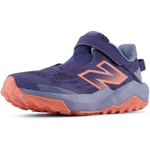 New Balance Kids’ Dynasoft Nitrel V6 Hook and Loop | Road Running Shoes(Dream State/Sunfade Red/Dusk Shower)