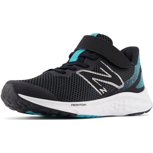 New Balance Kids Fresh Foam Arishi V4 Running Shoe (Little Kid)(Black/Virtual Blue/Phantom)