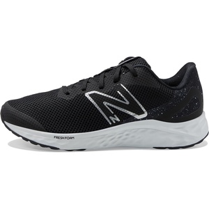 New Balance Kids Fresh Foam Arishi V4 Running Shoe (Little Kid)(Black/White/Silver Metallic)