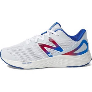 New Balance Kids Fresh Foam Arishi V4 Running Shoe (Little Kid)(Quartz Grey/Team Royal/Team Red)