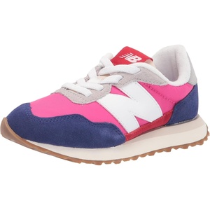 New Balance Kid’s Kids 237 Bungee Lace Sneaker | Casual Shoes(Blue/Exuberant Pink)