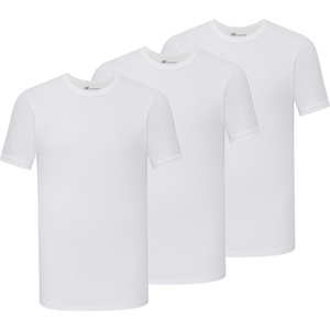 New Balance Men’s Cotton Performance Crew Neck Undershirts Tag Free and Moisture-Wicking (3 Pack)(All White)