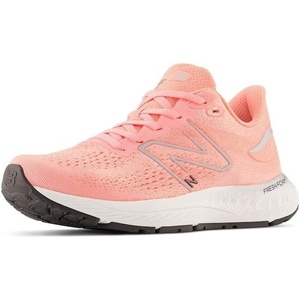 New Balance Unisex-Child 880 V12(Grapefruit/Metallic Silver)