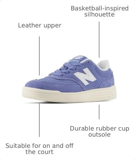 image:imageNew Balance Kids 080 Court LaceupFairweather BlueNb 103 White