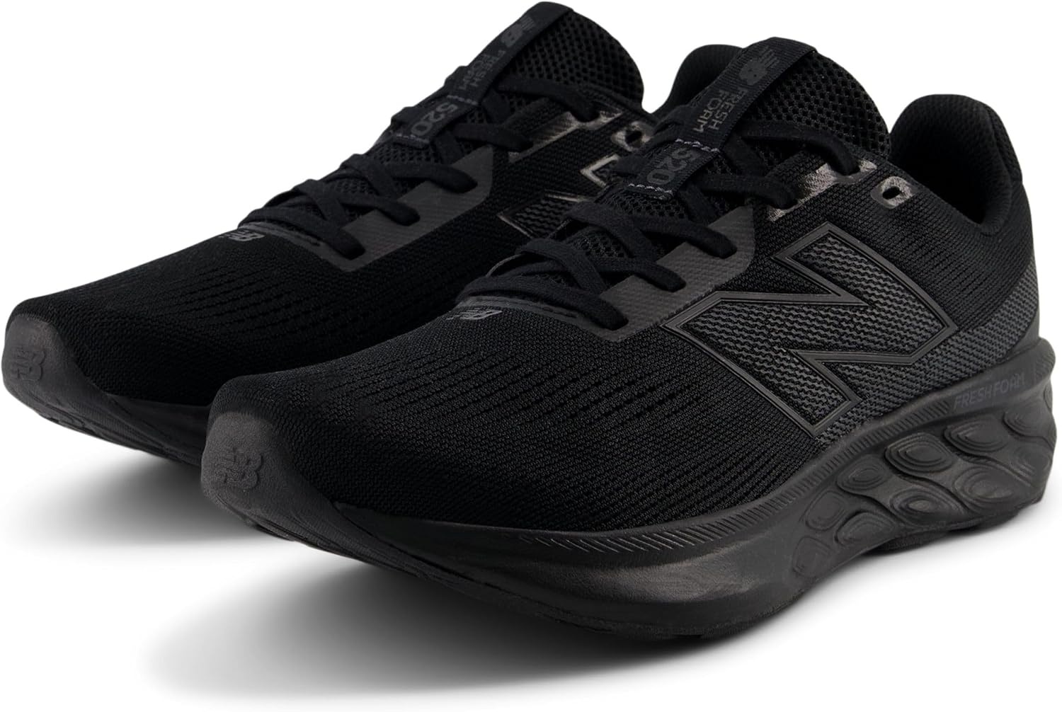 image:imageNew Balance Mens Fresh Foam 520 v9 Running ShoeBlackBlackPhantom