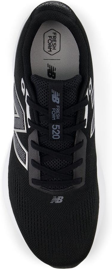 image:imageNew Balance Mens Fresh Foam 520 v9 Running ShoeBlackCastlerockSilver Metallic