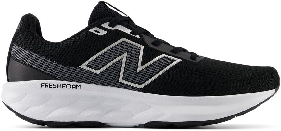 image:imageNew Balance Mens Fresh Foam 520 v9 Running ShoeBlackCastlerockSilver Metallic