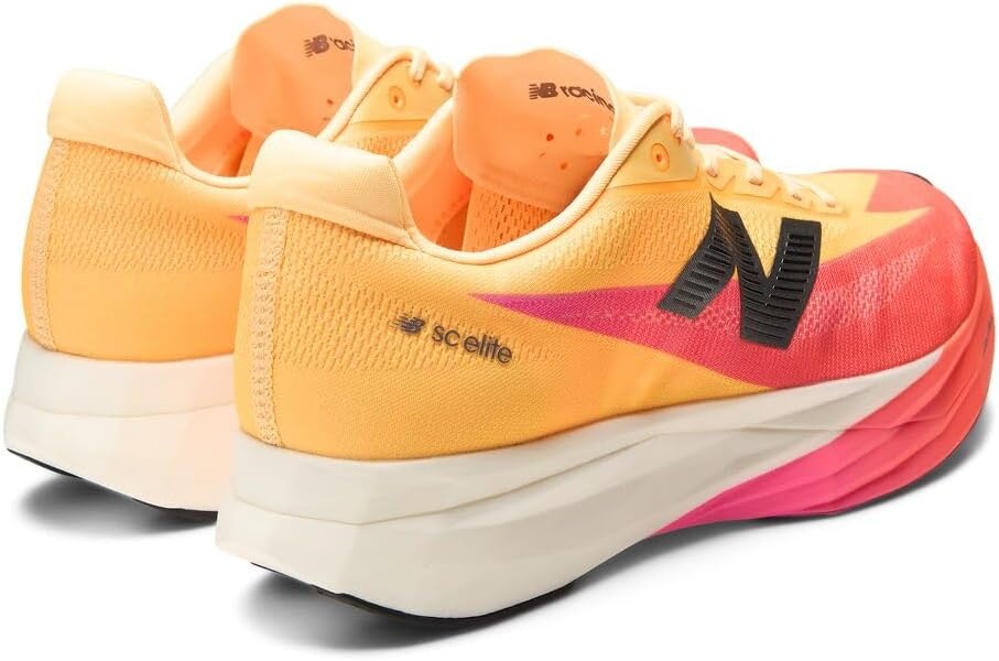 image:imageNew Balance Mens FuelCell Supercomp Elite V5Tangerine HeatWhite Peach