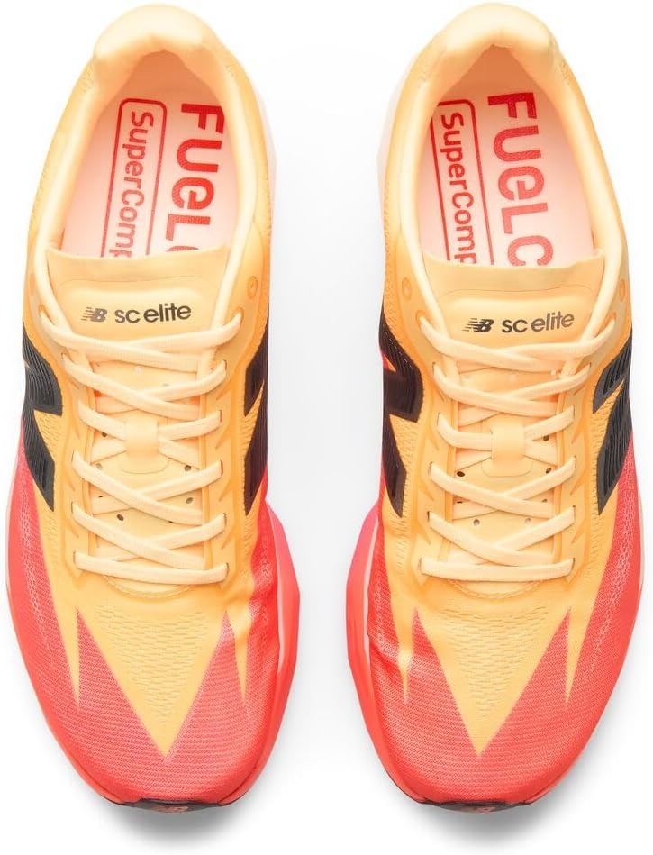 image:imageNew Balance Mens FuelCell Supercomp Elite V5Tangerine HeatWhite Peach