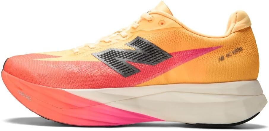 image:imageNew Balance Mens FuelCell Supercomp Elite V5Tangerine HeatWhite Peach
