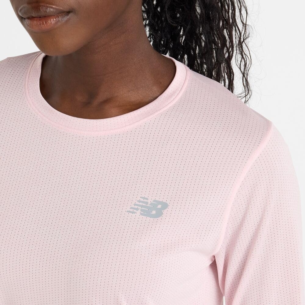 image:imageNew Balance Womens Athletics Long SleeveRose Sugar Heather