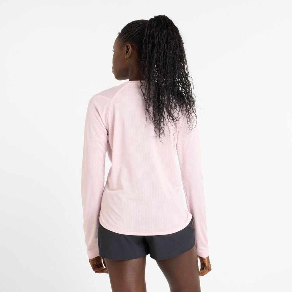 image:imageNew Balance Womens Athletics Long SleeveRose Sugar Heather