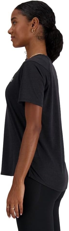 image:imageNew Balance Womens Athletics TshirtBlack Heather