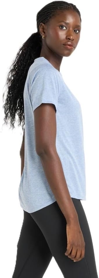 image:imageNew Balance Womens Athletics TshirtDusk Shower Heather