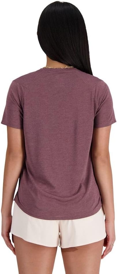 image:imageNew Balance Womens Athletics TshirtLicorice Heather