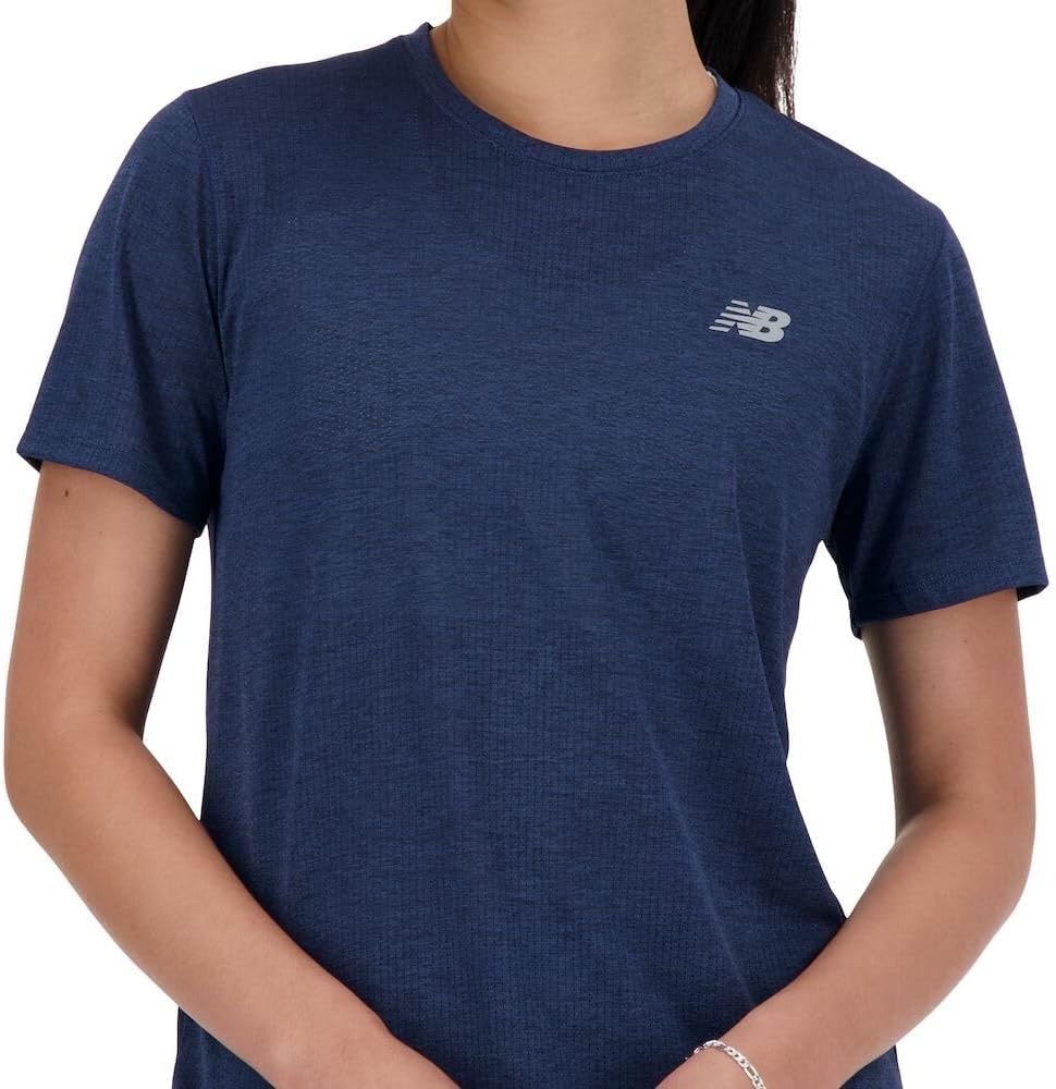 image:imageNew Balance Womens Athletics TshirtNb Navy Heather