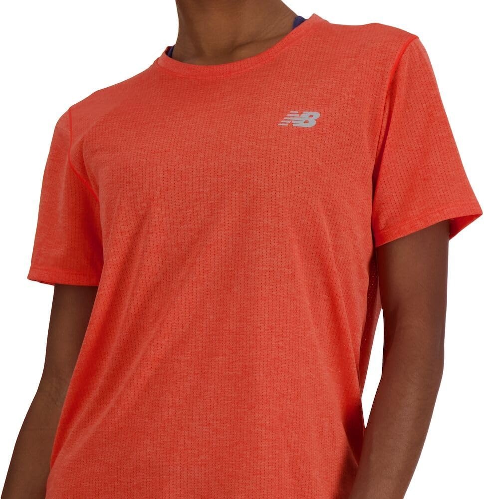 image:imageNew Balance Womens Athletics TshirtNeo Flame Heather