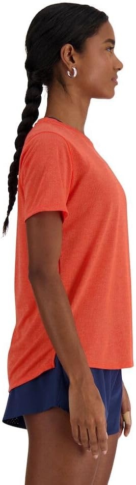 image:imageNew Balance Womens Athletics TshirtNeo Flame Heather