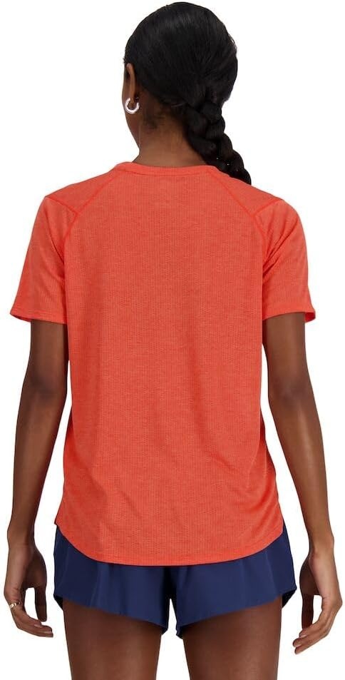 image:imageNew Balance Womens Athletics TshirtNeo Flame Heather