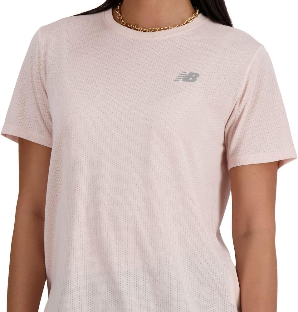 image:imageNew Balance Womens Athletics TshirtQuartz Pink Heather