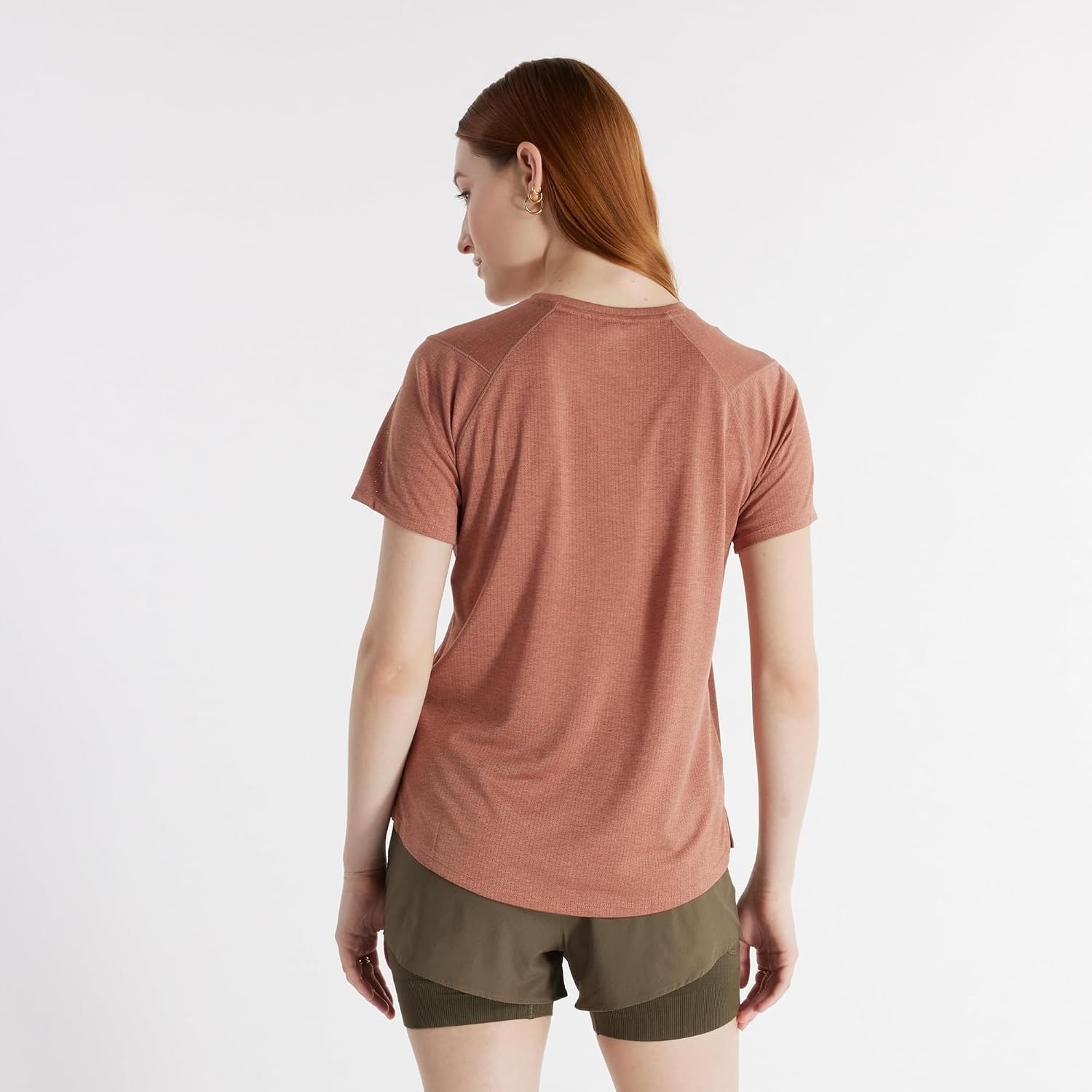 image:imageNew Balance Womens Athletics TshirtSparrow Heather