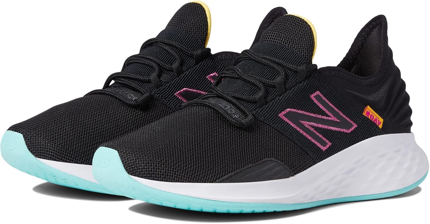 image:imageNew Balance Womens Fresh Foam Roav Running ShoeBlackGreenWhite