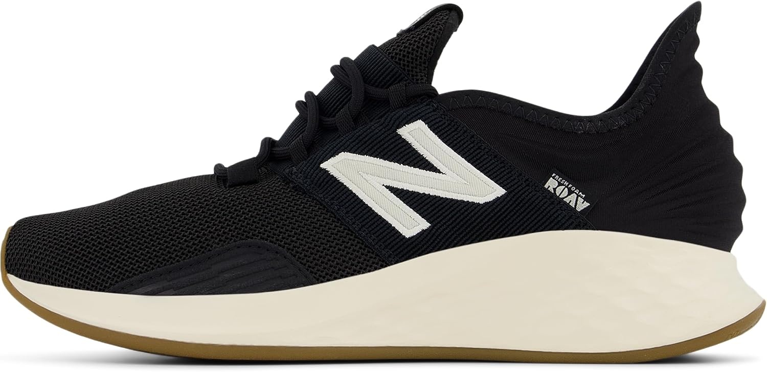 image:imageNew Balance Womens Fresh Foam Roav Running ShoeBlackWhite