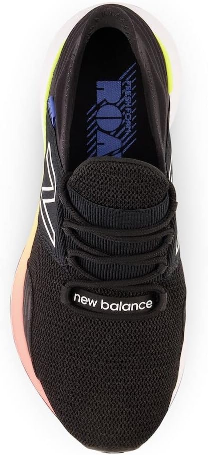 image:imageNew Balance Womens Fresh Foam Roav Running ShoeBlackWhiteBright Lapis