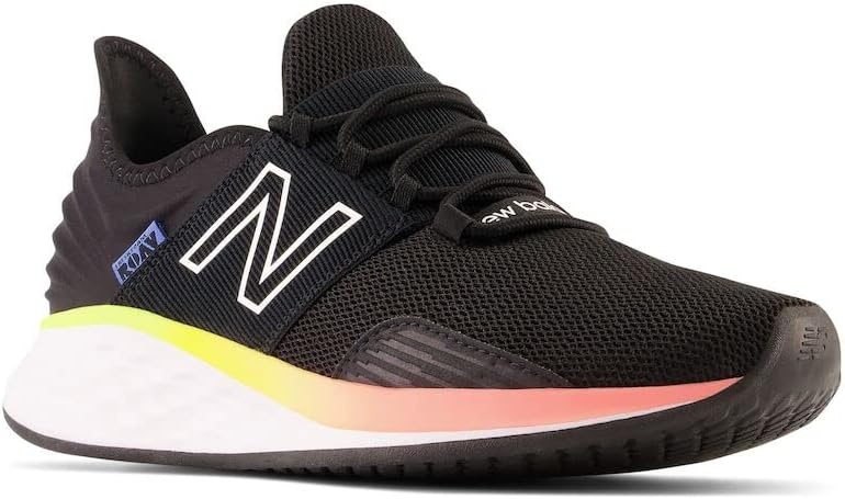 image:imageNew Balance Womens Fresh Foam Roav Running ShoeBlackWhiteBright Lapis