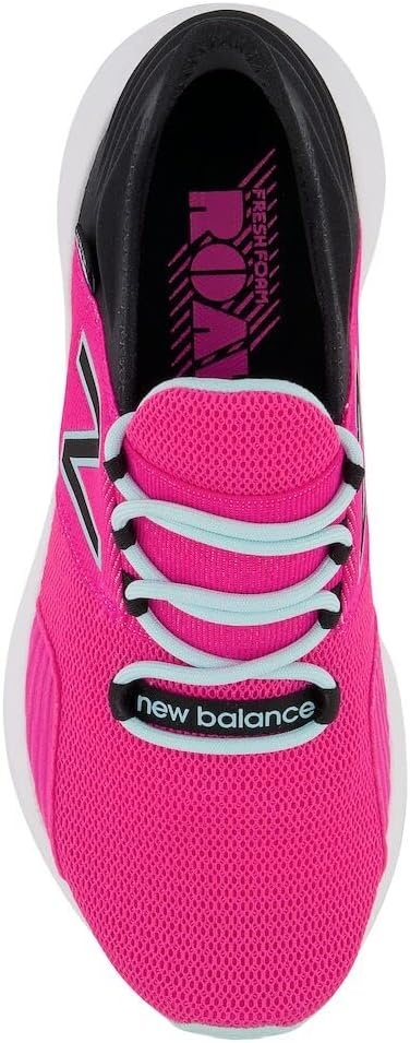 image:imageNew Balance Womens Fresh Foam Roav Running ShoePink GloBlue ChillBlack