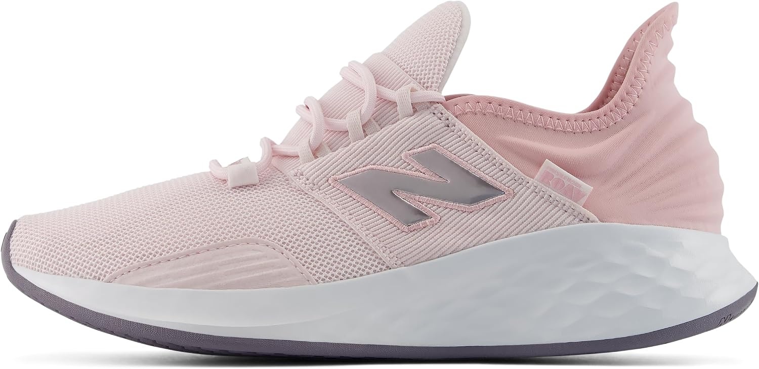 image:imageNew Balance Womens Fresh Foam Roav Running ShoePink SaltGrey Matter