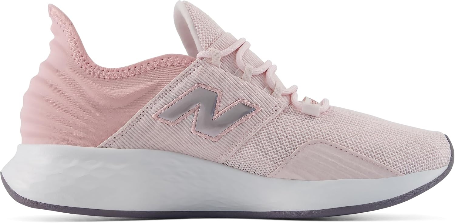 image:imageNew Balance Womens Fresh Foam Roav Running ShoePink SaltGrey Matter