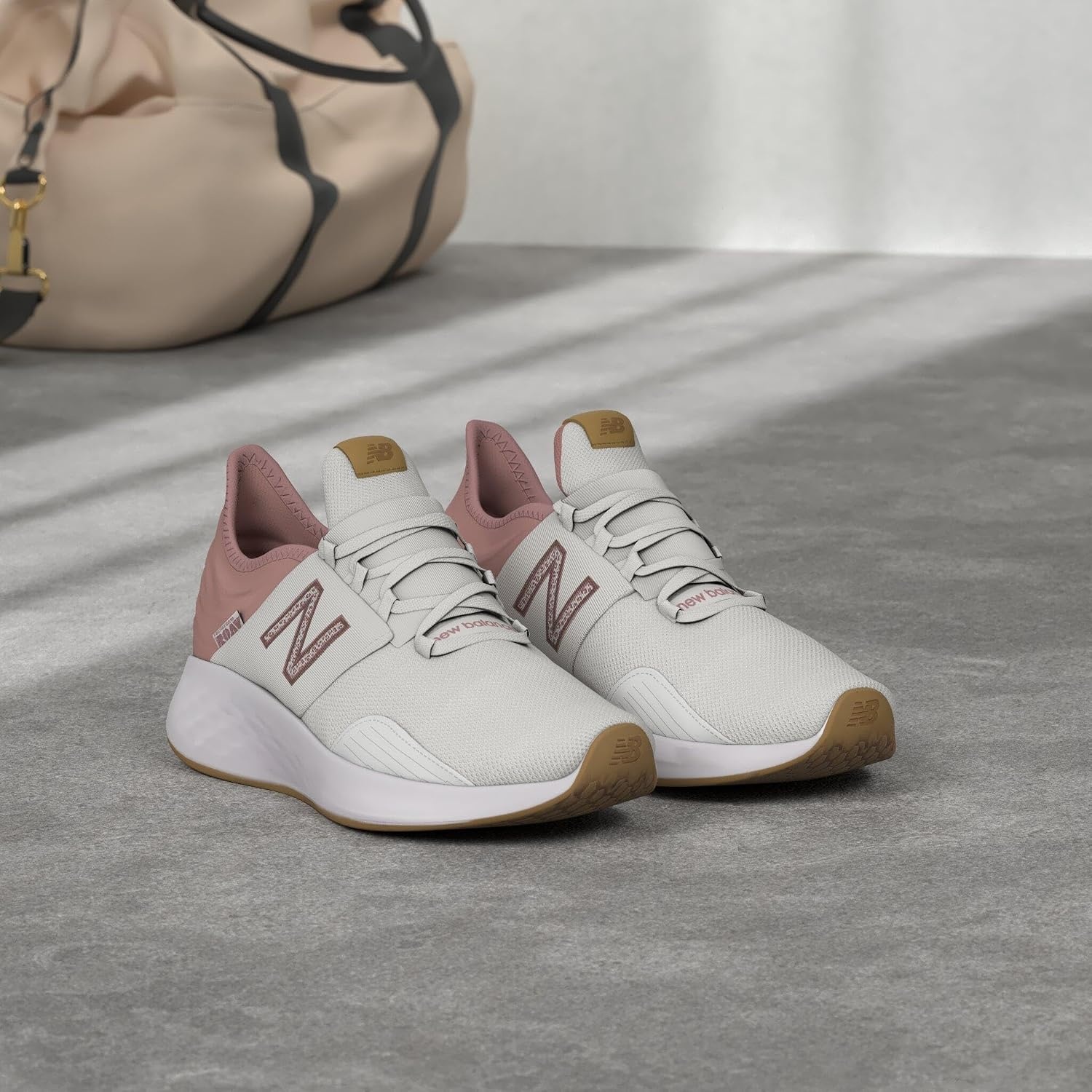 image:imageNew Balance Womens Fresh Foam Roav Running ShoeReflectionRosewoodLicorice