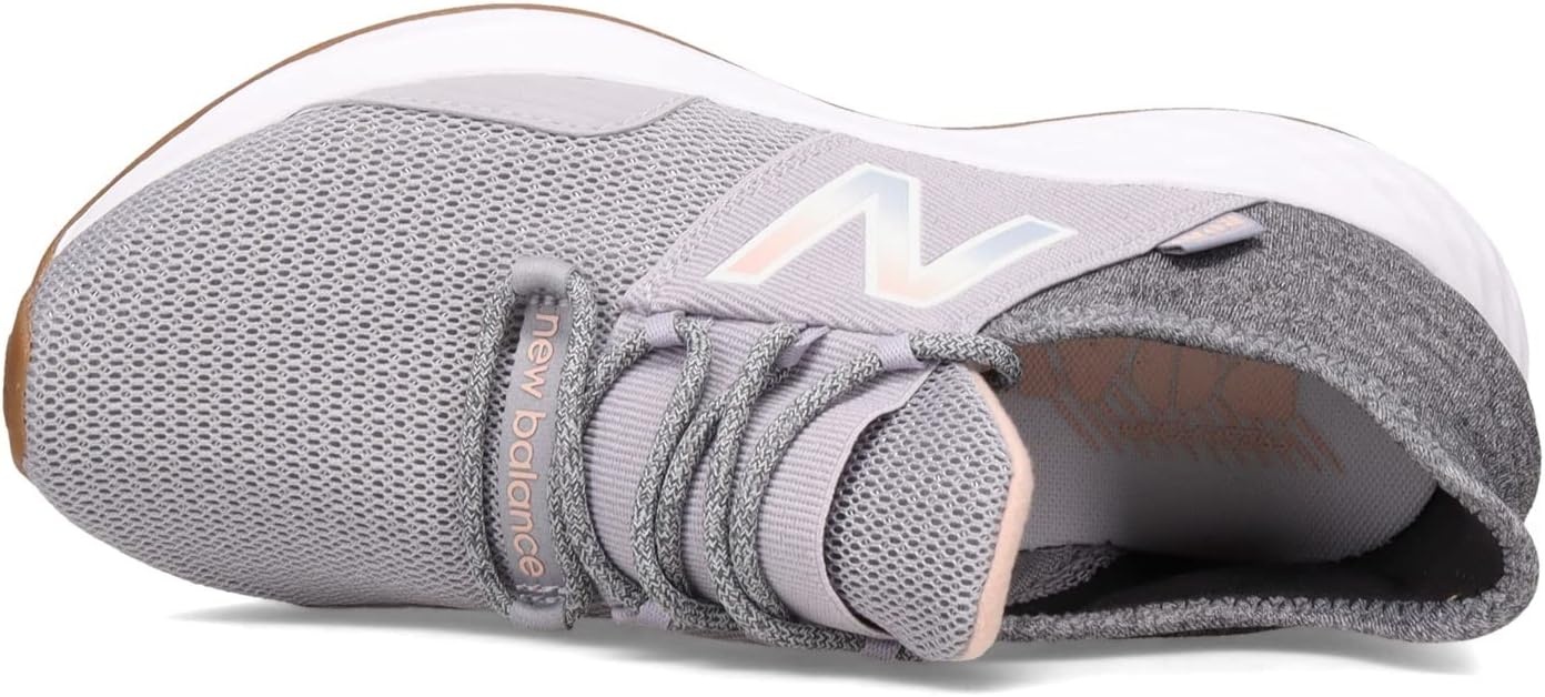 image:imageNew Balance Womens Fresh Foam Roav Running ShoeWhisper GreyOyster Pink