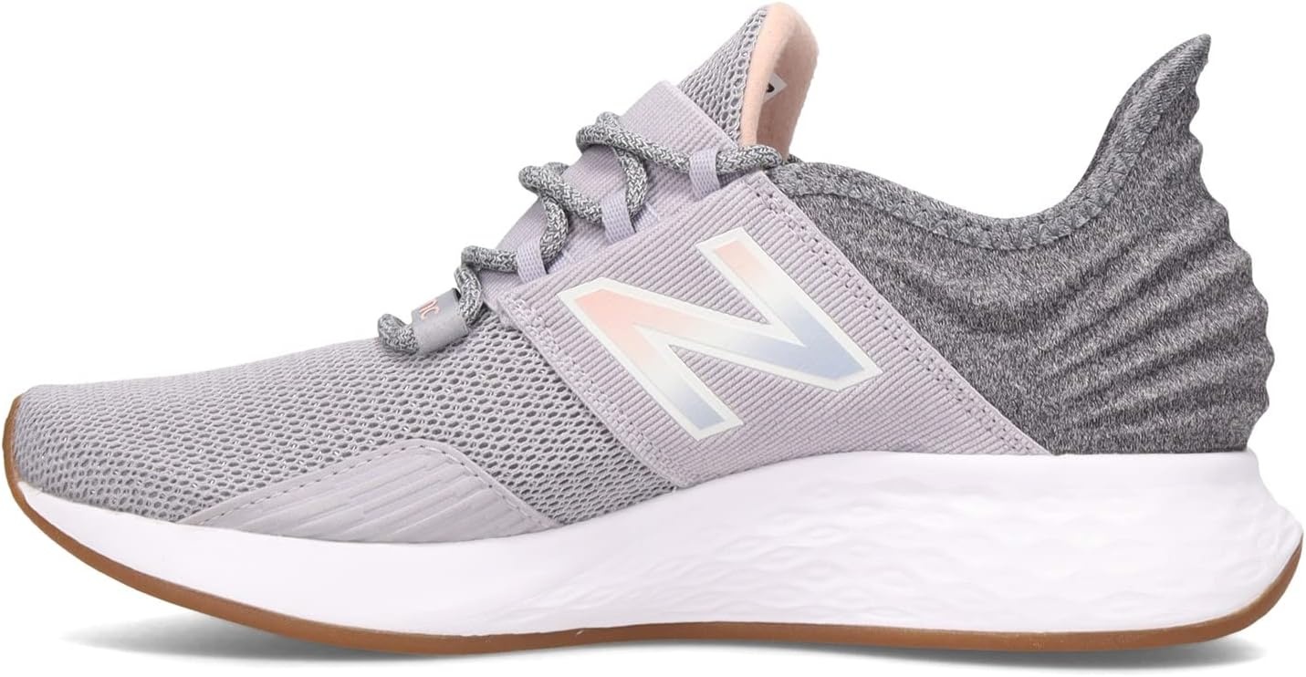 image:imageNew Balance Womens Fresh Foam Roav Running ShoeWhisper GreyOyster Pink