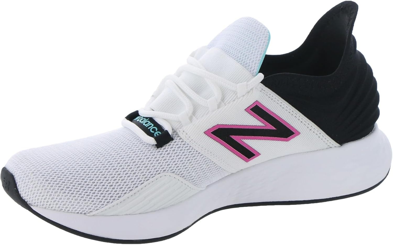 image:imageNew Balance Womens Fresh Foam Roav Running ShoeWhiteBlackSurf