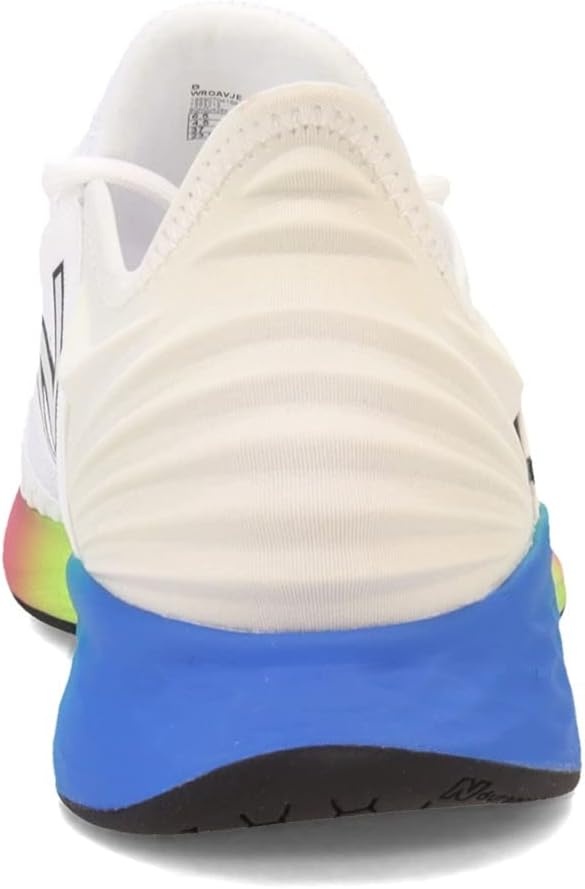 image:imageNew Balance Womens Fresh Foam Roav Running ShoeWhiteCobaltEnergy Lime