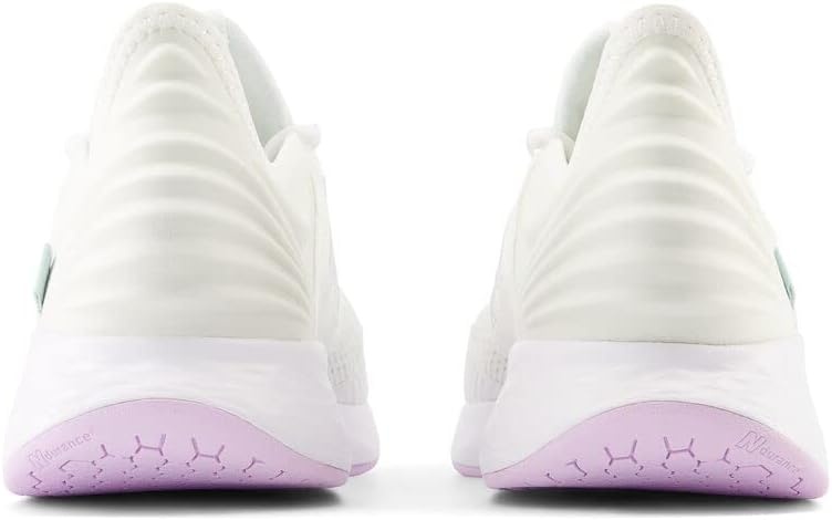 image:imageNew Balance Womens Fresh Foam Roav Running ShoeWhiteWinter FogThistle