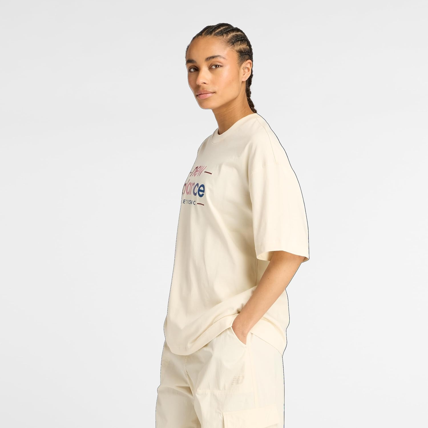 image:imageNew Balance Womens Reimagined Oversized TShirtLinen
