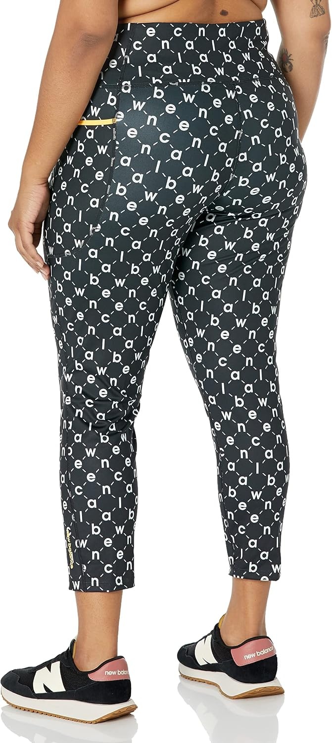 image:imageNew Balance Womens Shape Shield 78 High Rise Pocket TightBlack Multi