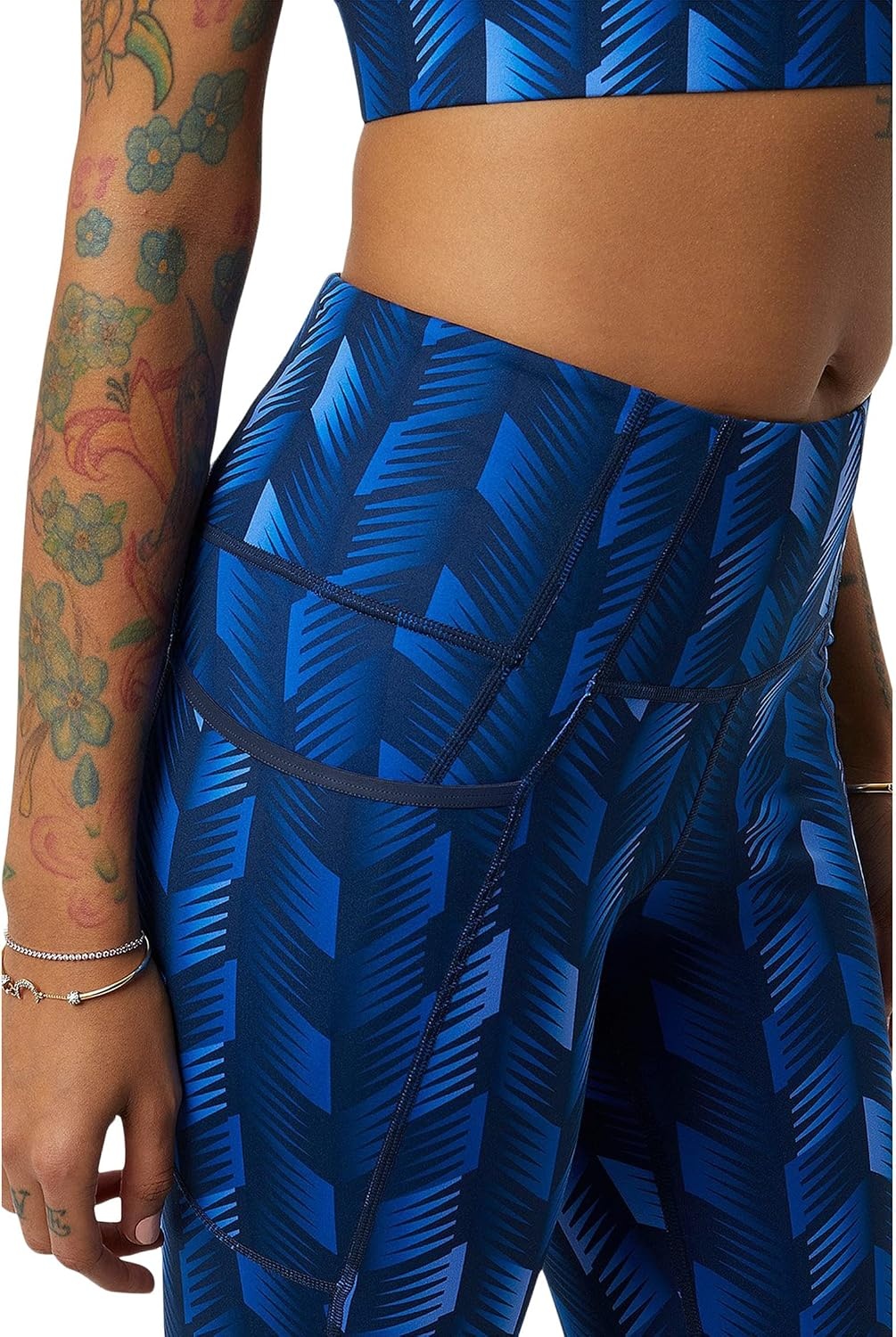 image:imageNew Balance Womens Shape Shield 78 High Rise Pocket TightBright Lapis