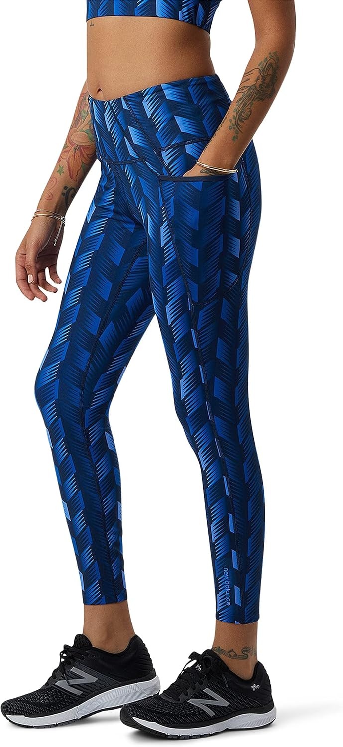 image:imageNew Balance Womens Shape Shield 78 High Rise Pocket TightBright Lapis
