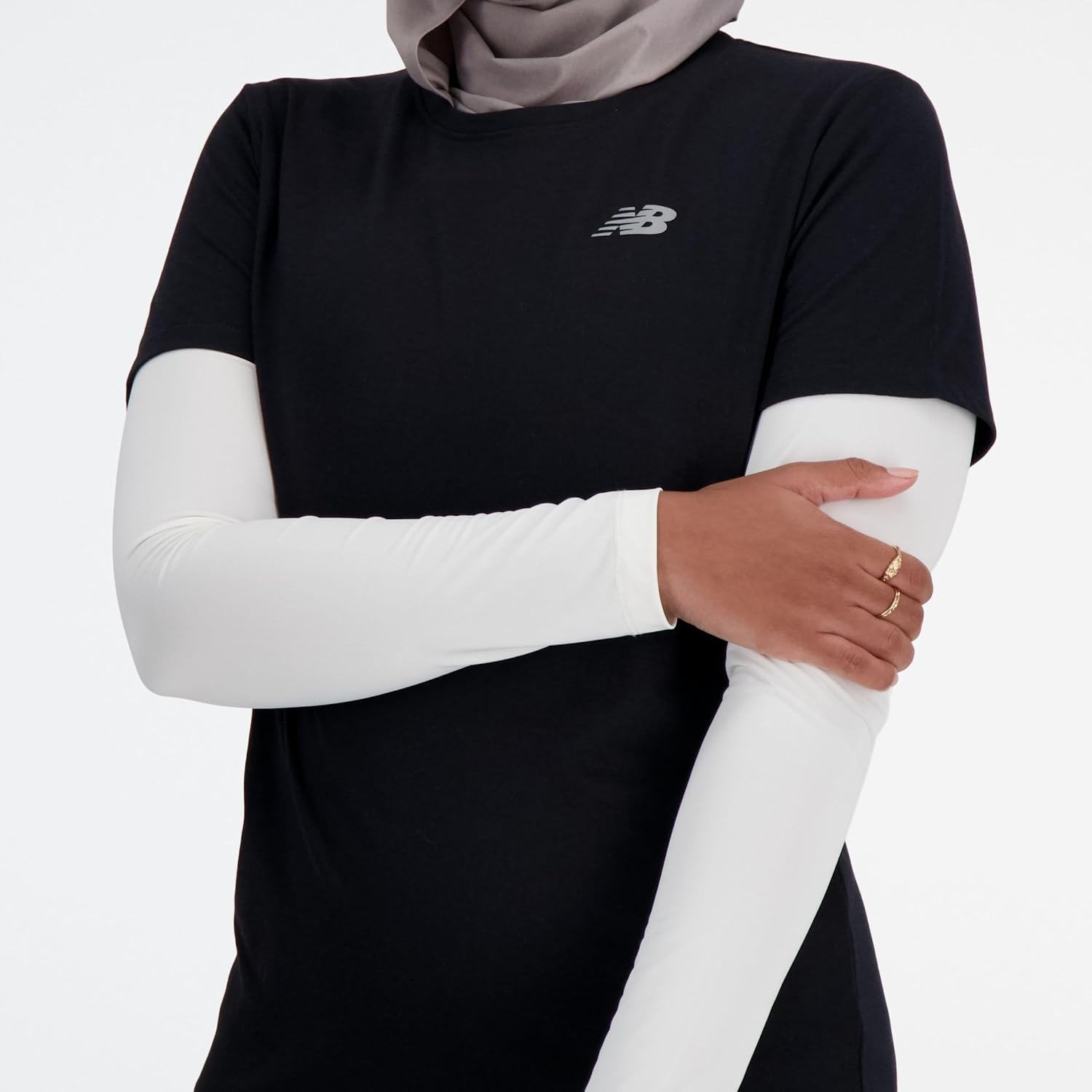 image:imageNew Balance Womens Sport Essentials Heathertech TShirtBlack