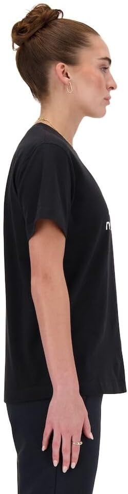image:imageNew Balance Womens Sport Essentials Jersey Logo TShirtBlack