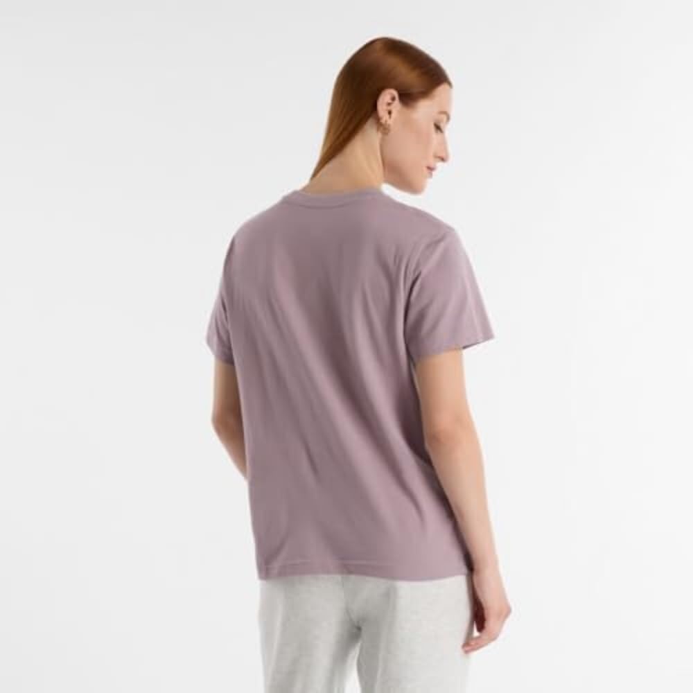 image:imageNew Balance Womens Sport Essentials Jersey Logo TShirtIce Wine