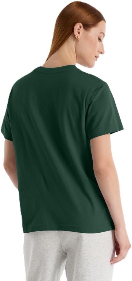 image:imageNew Balance Womens Sport Essentials Jersey Logo TShirtNightwatch Green