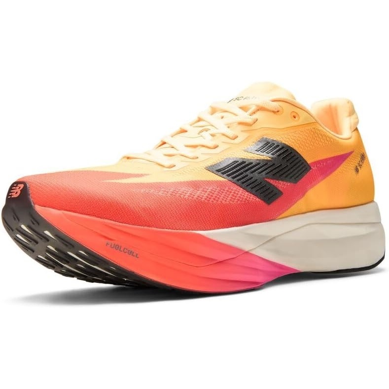 image:imageNew Balance Mens FuelCell Supercomp Elite V5Tangerine HeatWhite Peach